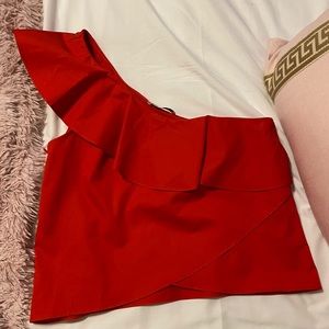 Zara Red Top